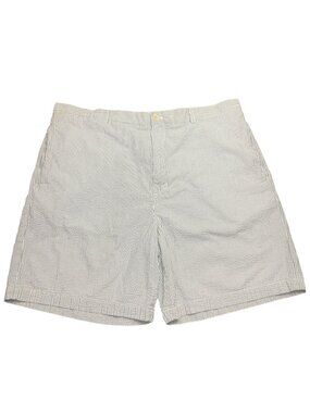 Vineyard Vines Seersucker Club Shorts Men's Size 40 Blue White Stripes